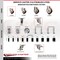 Service Caster 3 Inch 316SS Maroon Poly Swivel 1-1/8 Inch Expanding Stem Caster Lock Brake SCC SCC-SS316TTLEX20S314-PPUB-MRN-118 - alternate 4